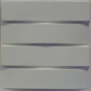 3D WALL D013 – Placa 3D PVC 50×50 cm – Blanco